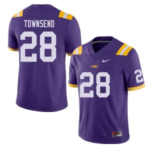 Men's LSU Tigers Clyde Townsend #28 Official Purple Jersey 924351-643
