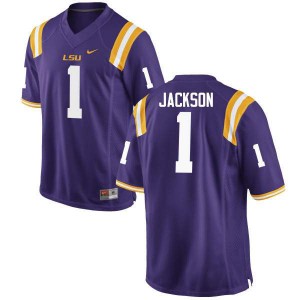 Men's LSU Tigers Donte Jackson #1 Purple Stitched Jerseys 202242-324