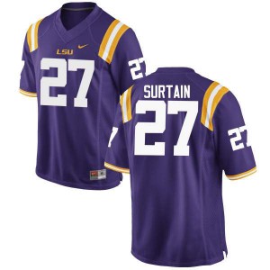 Men LSU Tigers Brandon Surtain #27 Official Purple Jersey 981267-197
