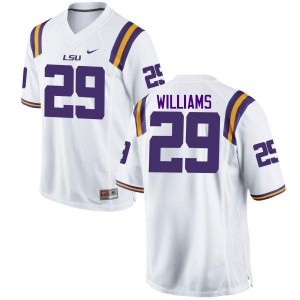 Mens LSU Tigers Andraez Williams #29 NCAA White Jersey 858046-341