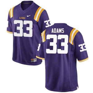 Men's LSU Tigers Jamal Adams #33 Purple University Jerseys 542344-169