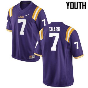 Youth LSU Tigers D.J. Chark #7 Purple University Jersey 564389-460